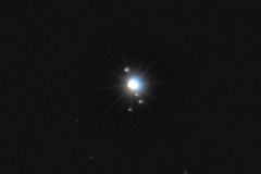Jupiter and 4 moons (DSLR zoom lens)
